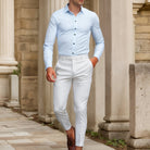 Michael | Modern Slim-Fit Button-Up Shirt - Valereo