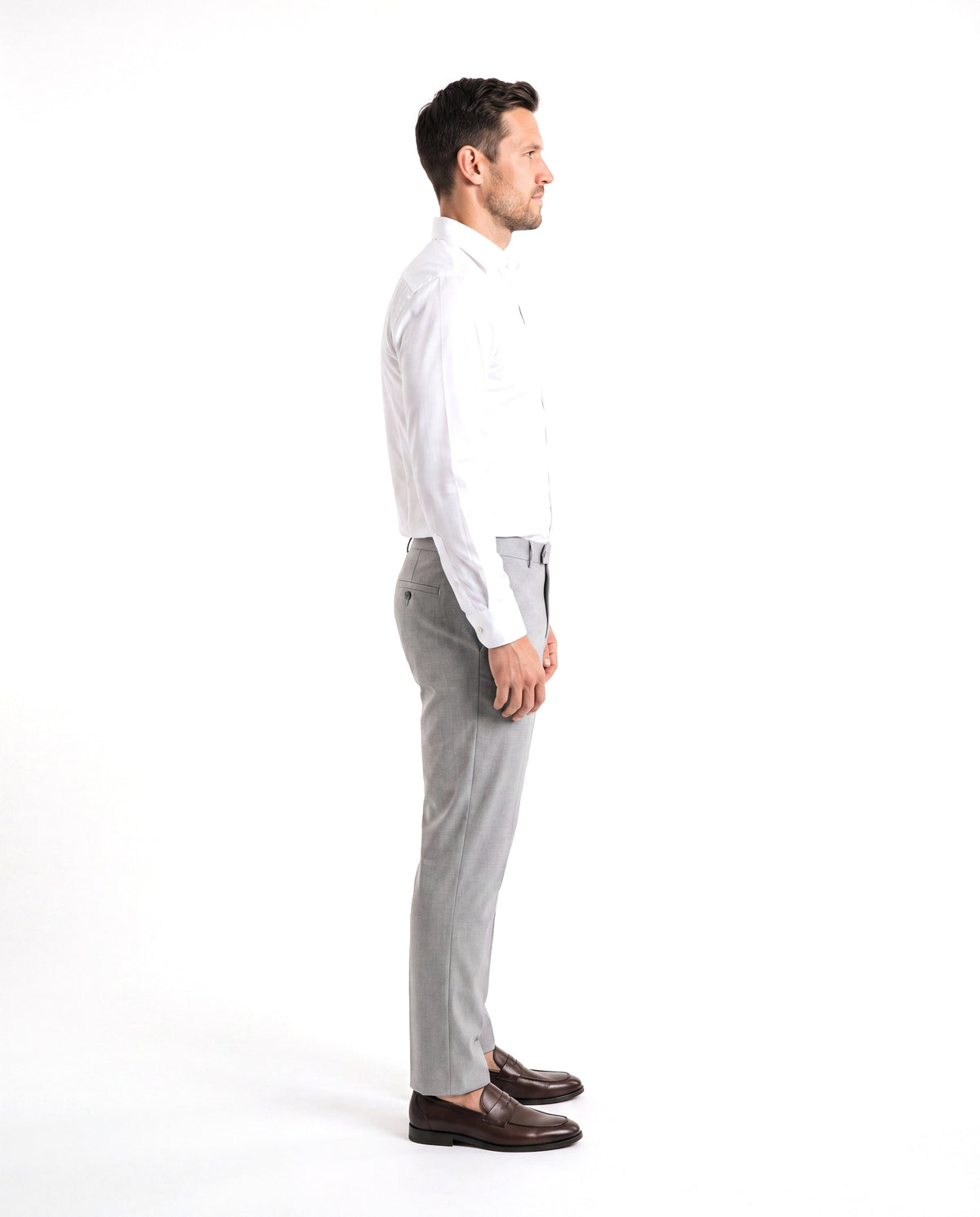 Michael | Timeless Cotton Button-Up Shirt - Valereo