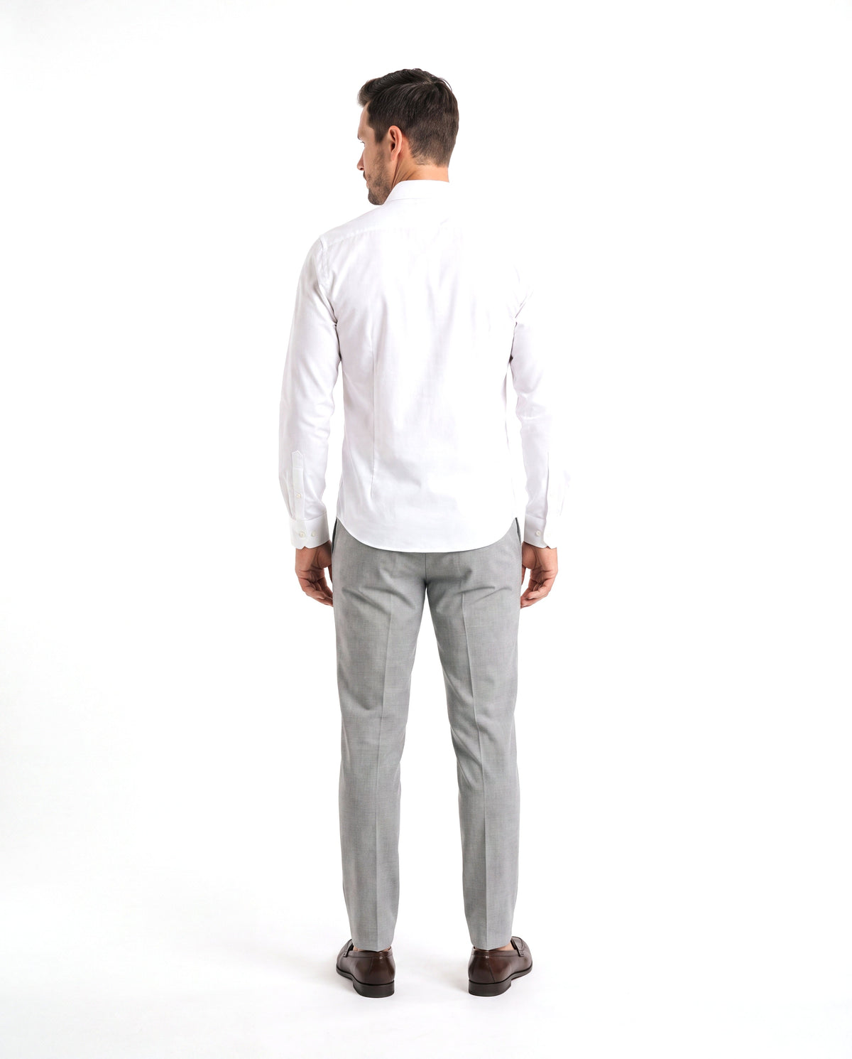 Michael | Timeless Cotton Button-Up Shirt - Valereo