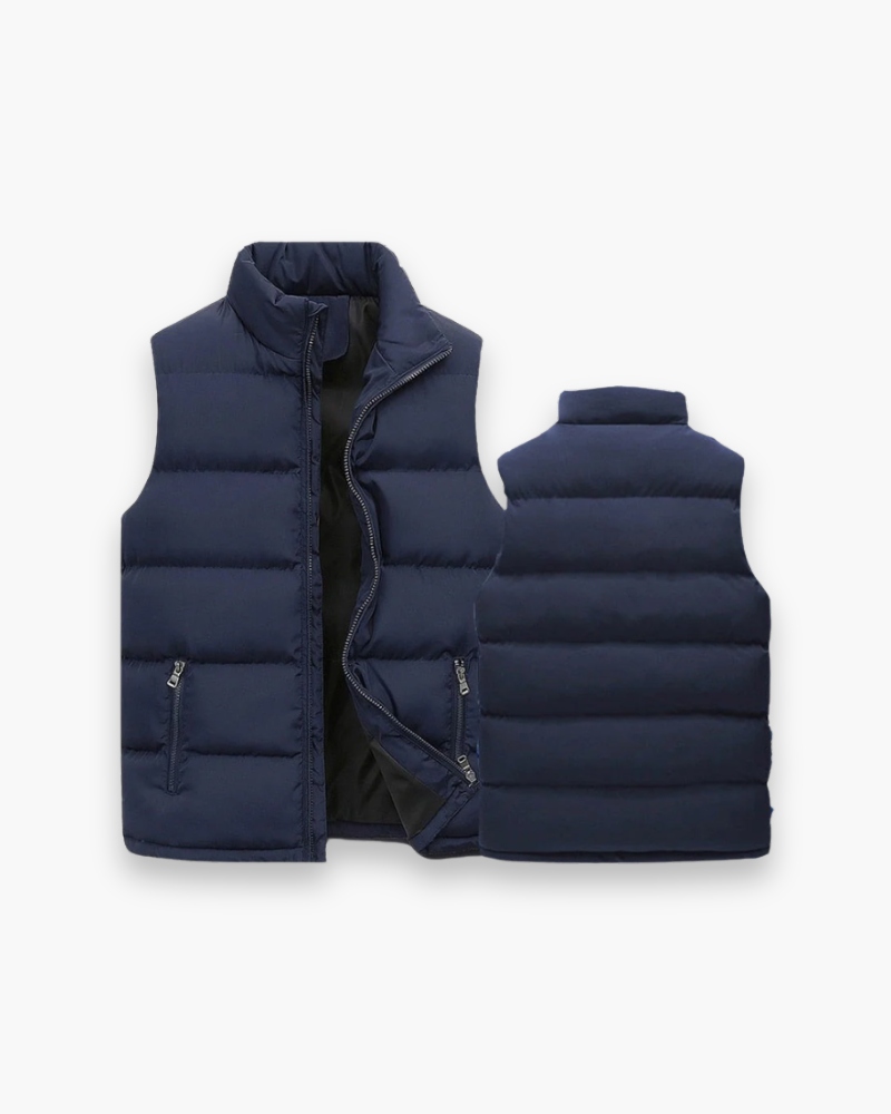 Nathan | Modern Quilted Puffer Vest - Valereo