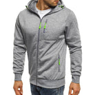 Nathan | Modern Zip-Up Contrast Hoodie - Valereo
