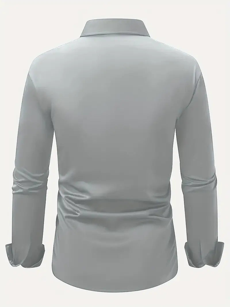 Nathan | Refined Slim-Fit Dress Shirt - Valereo