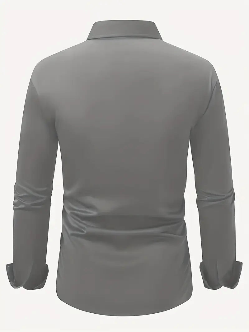 Nathan | Refined Slim-Fit Dress Shirt - Valereo