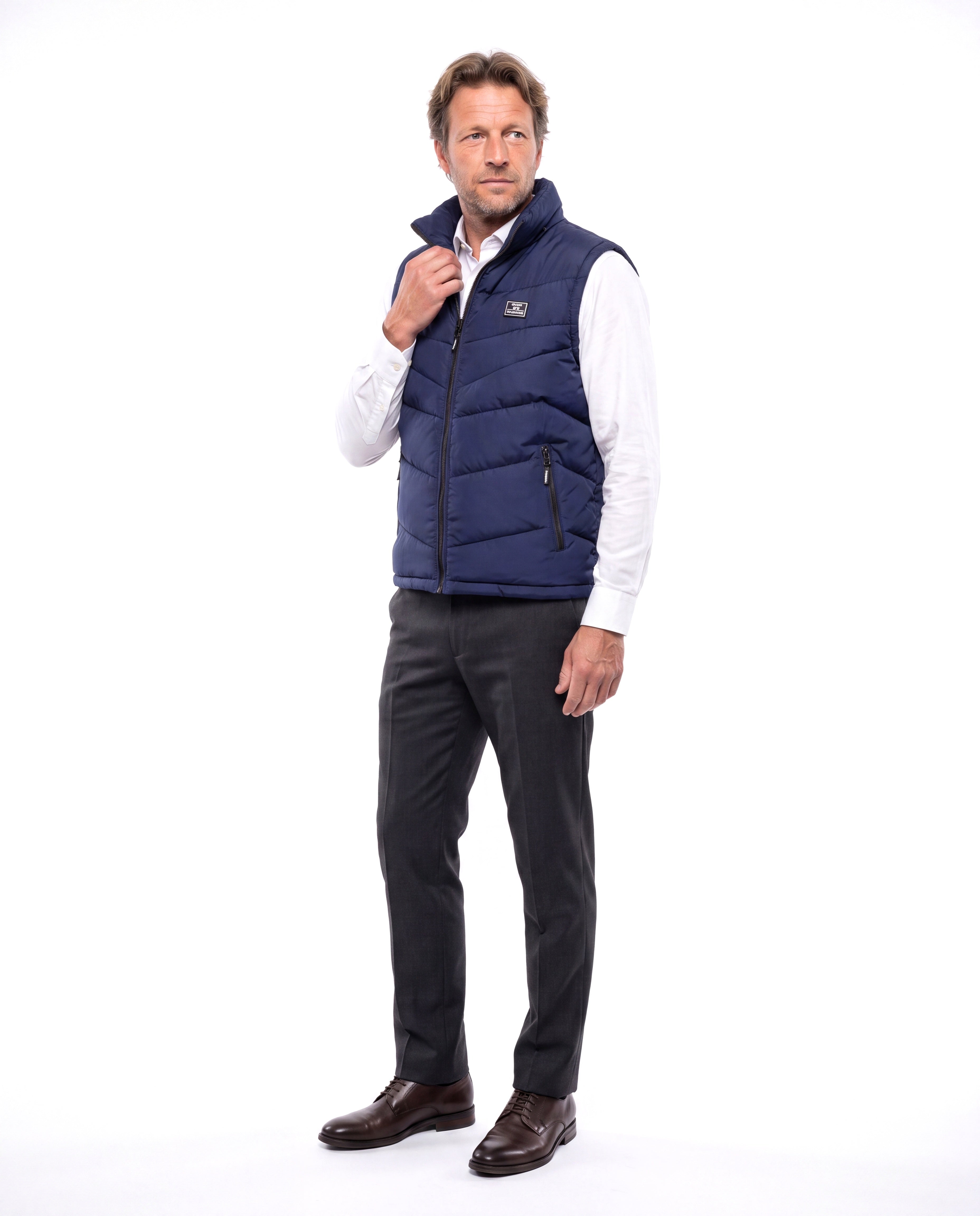 Men's Lightweight Vest with Sturdy Zipper