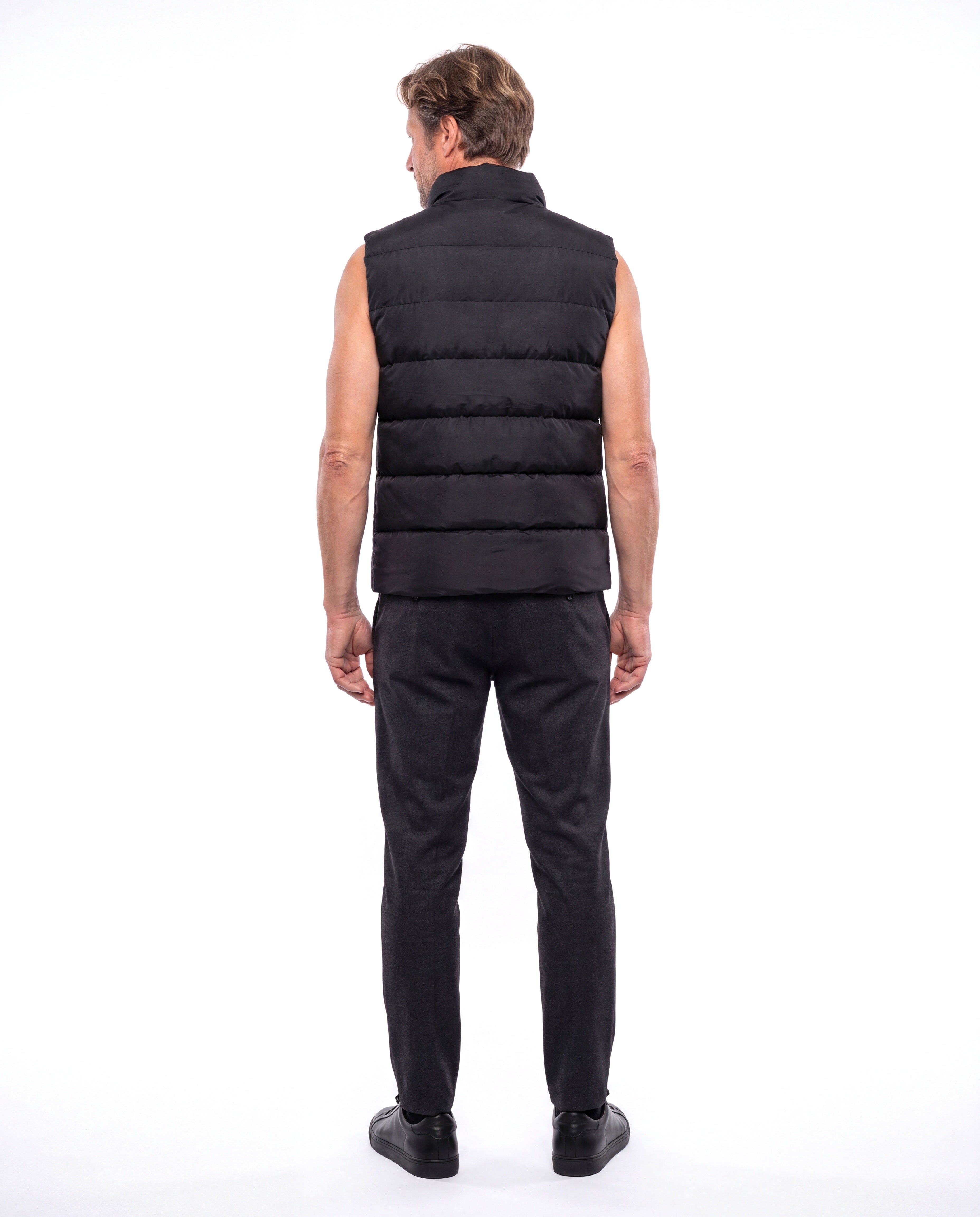 Men's Quilted Vest with Down Filling