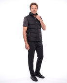 Men's Quilted Vest with Down Filling