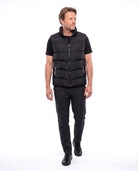 Men's Quilted Vest with Down Filling