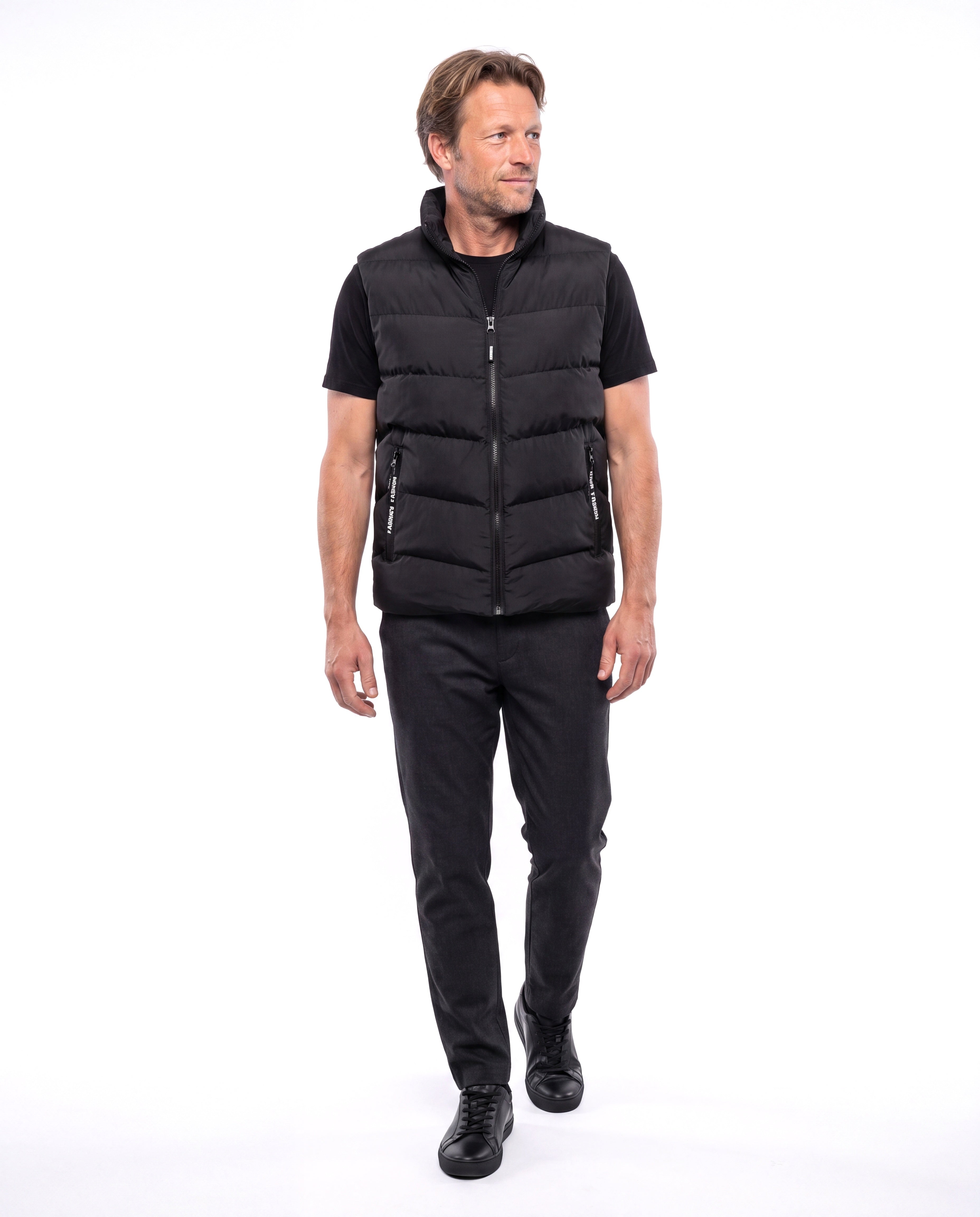 Men's Quilted Vest with Down Filling