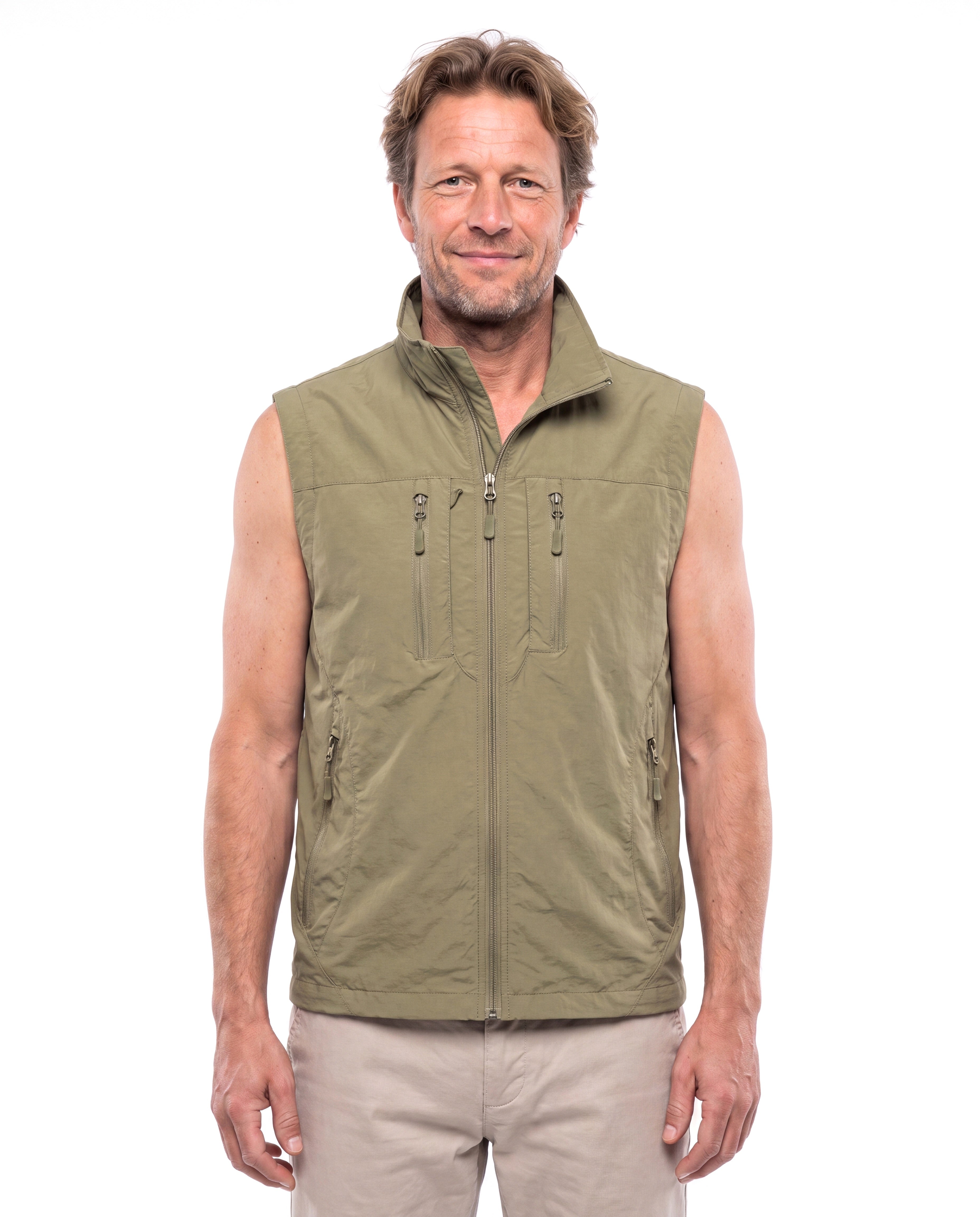 Men's Lightweight Vest with Zip Pockets