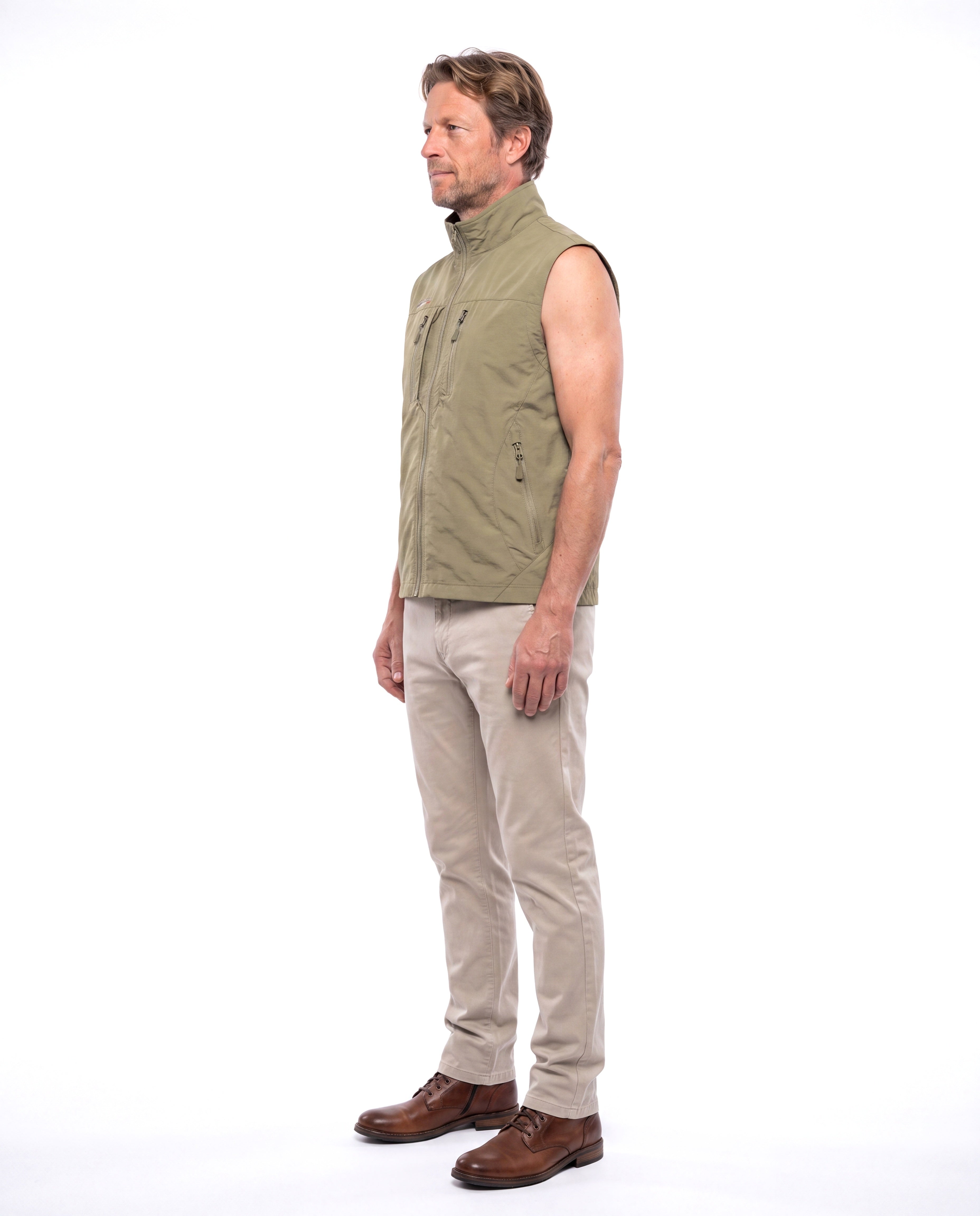 Men's Lightweight Vest with Zip Pockets