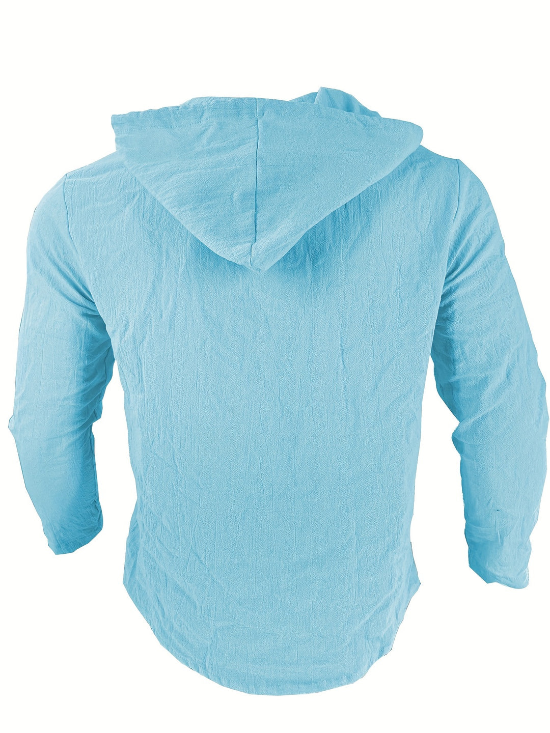 Oliver | Relaxed Linen Drawstring Hooded Shirt - Valereo