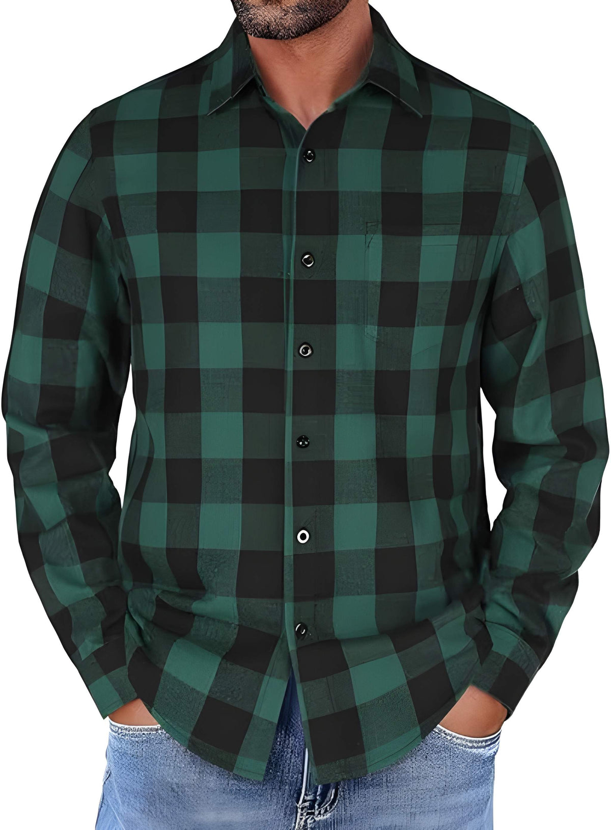 Oliver | Stylish Plaid Flannel Shirt - Valereo