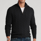 Oliver | Timeless Cable Knit Quarter-Zip Sweater - Valereo