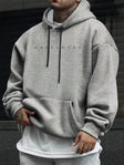 Men's Letter Hoodie Relaxed Fit