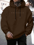 Men's Letter Hoodie Relaxed Fit