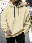 Men's Letter Hoodie Relaxed Fit