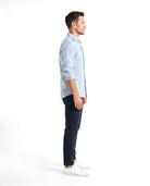 Men's Poplin Shirt with Slim Fit