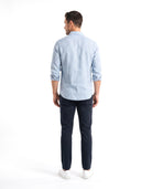 Men's Poplin Shirt with Slim Fit