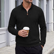 Nathaniel | Refined Textured Quarter-Zip Sweater