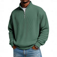 Harlan | Relaxed Ribbed Quarter-Zip Sweater