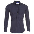 Men's Wrinkle-Free Button-Down Shirt Zip Placket