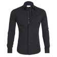Men's Wrinkle-Free Button-Down Shirt Zip Placket