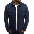 Men's Classic Denim Jacket Button Front