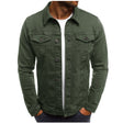 Men's Classic Denim Jacket Button Front