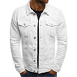 Men's Classic Denim Jacket Button Front