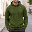 Bryce | Modern Textured Grid Hoodie