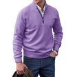 Men's Quarter Zip Cashmere Sweater Mock Neck