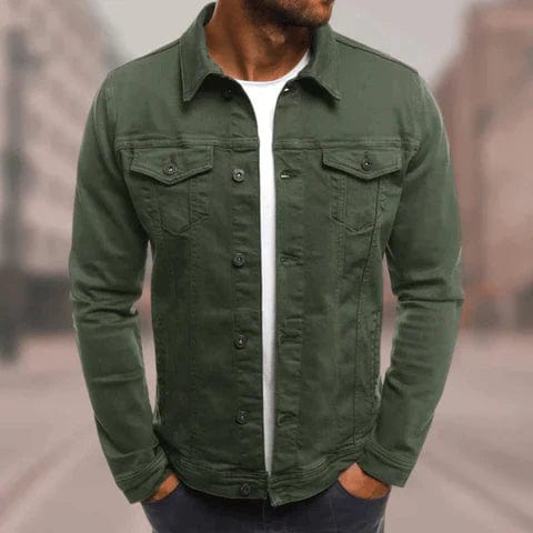 Ryan | Casual Denim Trucker Jacket - Valereo