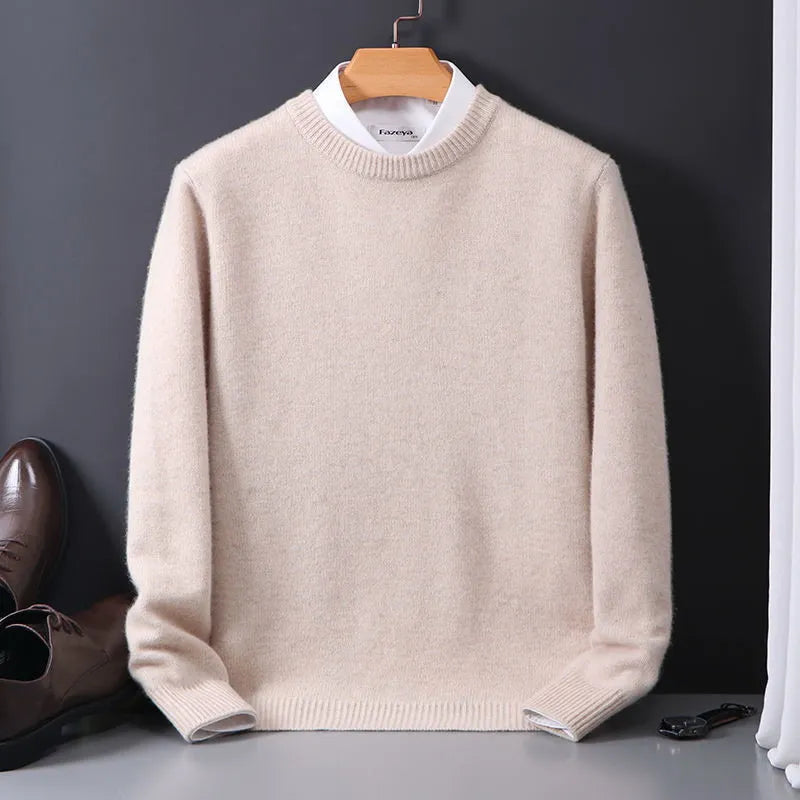 Ryan | Elegant Mock Neck Knit Sweater - Valereo