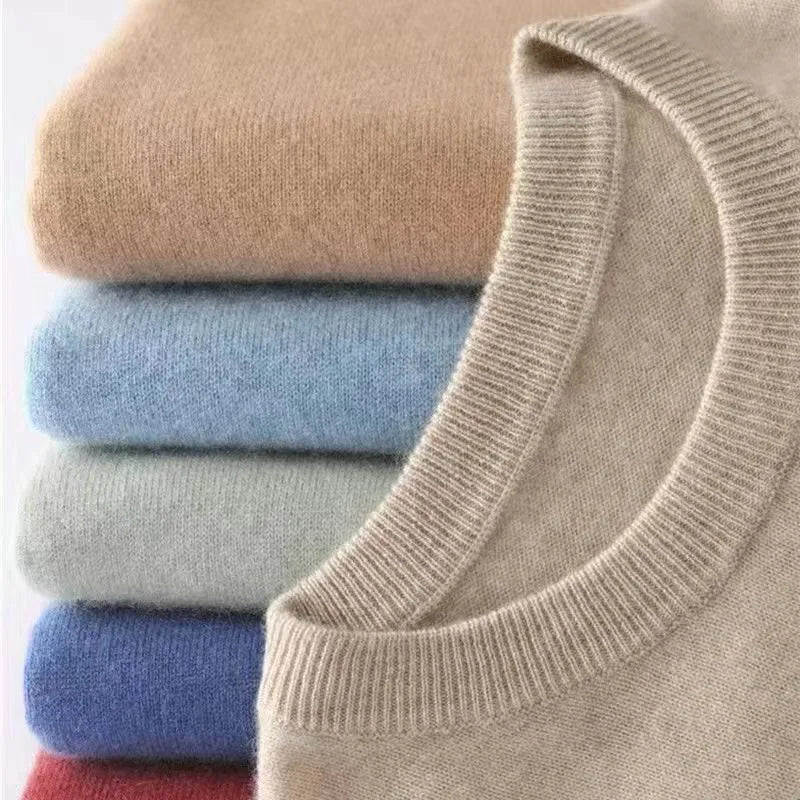 Ryan | Elegant Mock Neck Knit Sweater - Valereo