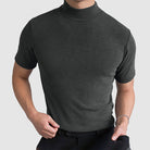Ryan | Modern Mock Neck Slim-Fit T-Shirt - Valereo