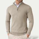 Ryan | Refined Quarter-Zip Knit Sweater - Valereo