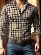 Ryan | Stylish Plaid Button-Down Shirt - Valereo
