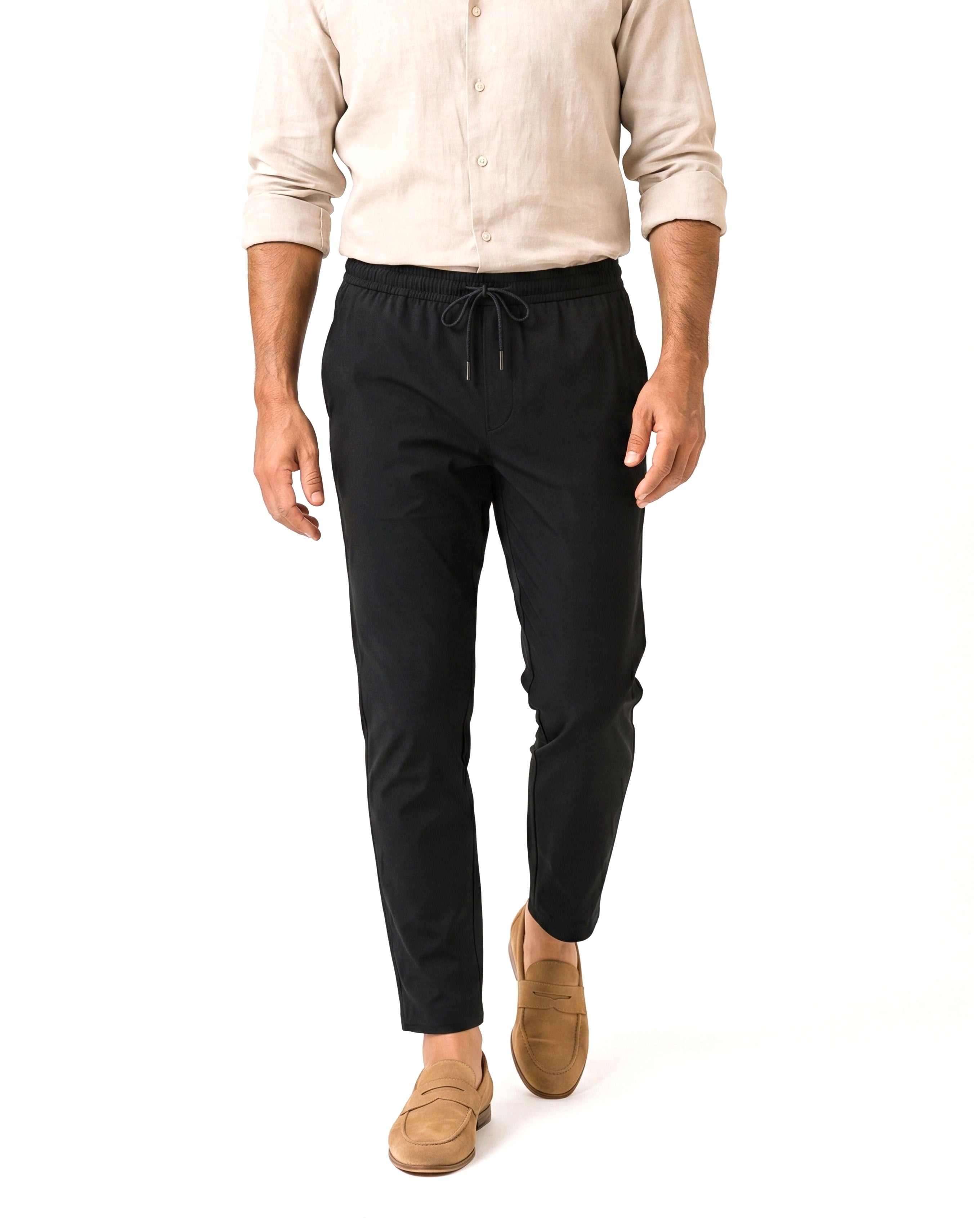 Men's Lightweight Pants with Elastic Waistband