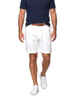 Men's Cotton Chino Shorts with Topstitch Detail