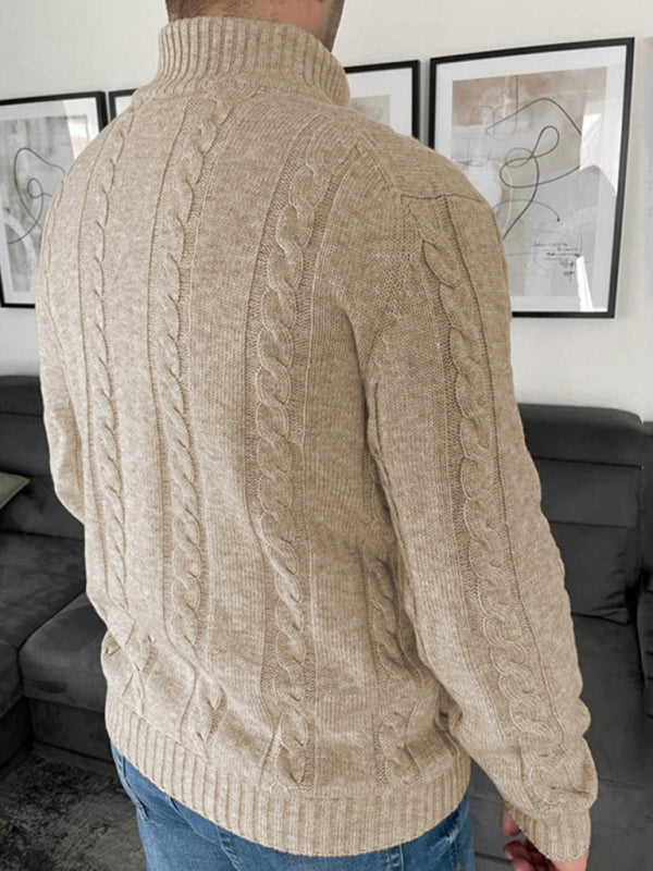 Simon | Timeless Cable Knit Cardigan - Valereo
