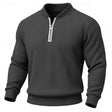 Walter | Classic Ribbed Quarter-Zip Sweater