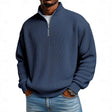Harlan | Relaxed Ribbed Quarter-Zip Sweater