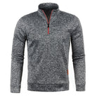 Thomas | Casual Quarter-Zip Heathered Sweater - Valereo