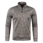 Thomas | Casual Quarter-Zip Heathered Sweater - Valereo