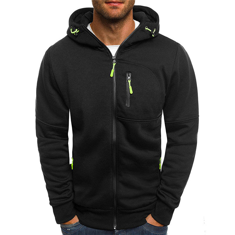 Thomas | Modern Zip-Up Fleece Hoodie - Valereo