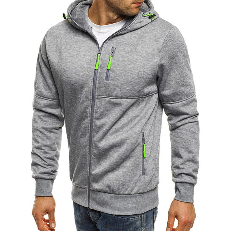 Thomas | Modern Zip-Up Fleece Hoodie - Valereo