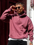 Men's Oversized Hoodie Solid Color