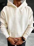 Men's Oversized Hoodie Solid Color