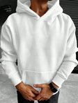 Men's Oversized Hoodie Solid Color