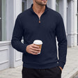 Nathaniel | Refined Textured Quarter-Zip Sweater